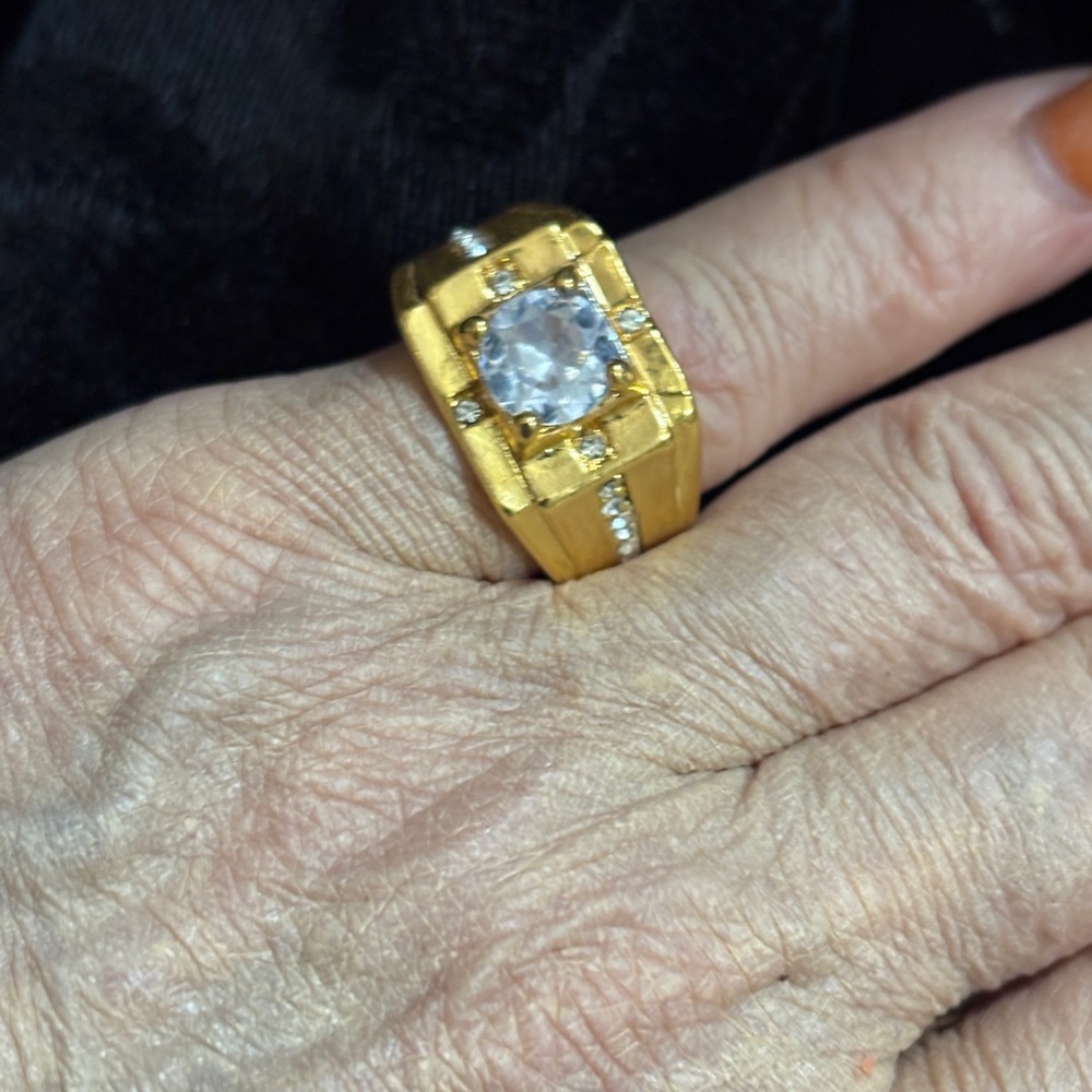 GOLD PLATED/
RING- VINTAGE STYLE - Picture 10 of 16